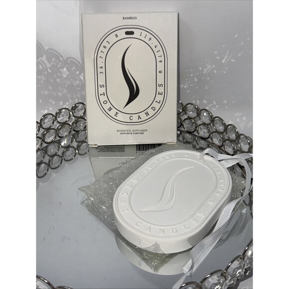 Stone Candles • Scented Oval Diffuser Bamboo • BNIB NEW IN BOX - Picture 5 of 5